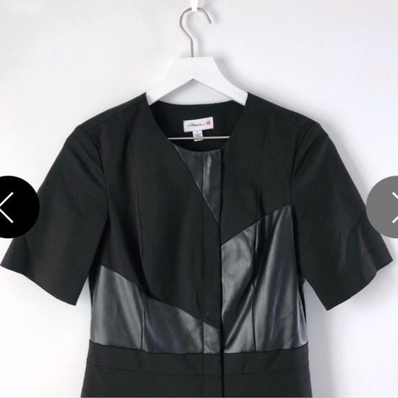 3:1 PHILIP LIM Edgy Little Black Dress Size 2 - Picture 5 of 8